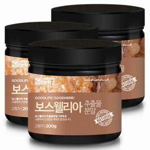 [조은약초] 보스웰리아 추출분말 200g x 3통구성 (총 600g)