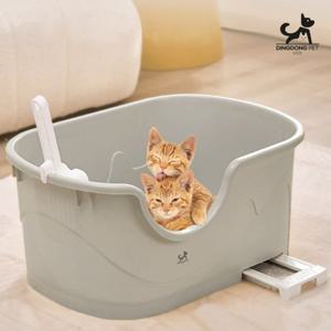 딩동펫 고양이 모래 필터 오픈형 화장실 대형