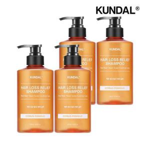 [쿤달]쿤달 맥주효모 탈모샴푸 시트러스포멜로 500ml 4개