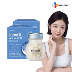 갤러리아_[CJ웰케어] 이너비 아쿠아리치 먹는 히알루론산 56캡슐 2개