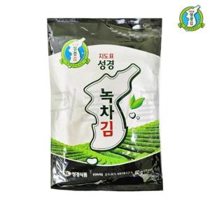 [더블유쇼핑]성경김 녹차 전장김 60g 10개_18976973_588397