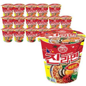 오뚜기 진라면 매운맛 컵 65g x 18개