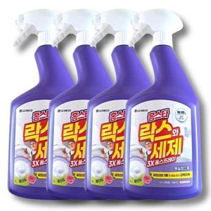 홈스타 락스와세제 3X 폼스프레이 900ml X 4개 후로랄