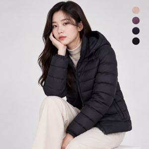 여성 탈부착 후드 경량패딩 점퍼 간절기 자켓 W25HJ401