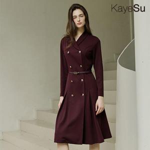 가을 더블 숄 카라 드레스 1종 KA253F0101OP