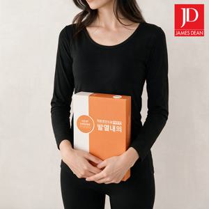제임스딘 여성 소프트웜 발열 내의세트