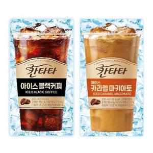 [그로미스]칸타타 파우치 230ml 블랙 20팩+카라멜 20팩 총40팩 (33728367)
