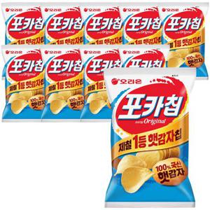 오리온 포카칩 오리지널 66g x 10개