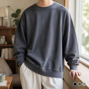 남자 카키 맨투맨 블랙 긴팔티셔츠 남성 티 맨투맨티셔츠 그레이 상의 빅사이즈 의류 옷 성인 20대 30대