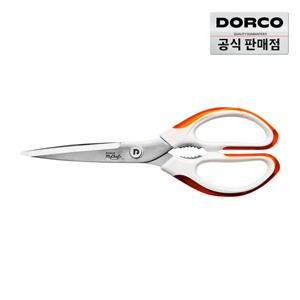 도루코 인테리어 오렌지 주방가위 110S