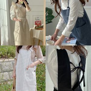플로리스트 신혼 집들이 선물 홈카페 원피스 앞치마 4종 모음