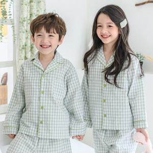 [보누맘] 해피드림 아동잠옷 긴팔 면혼방 파자마세트 5종
