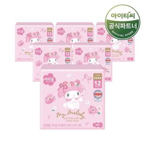 마리솜 생리대 마이멜로디 대형 12P 6세트
