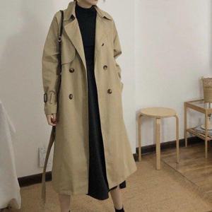 [디자이너몰][SALE]여성 롱 트렌치코트 베이직 클래식 아우터