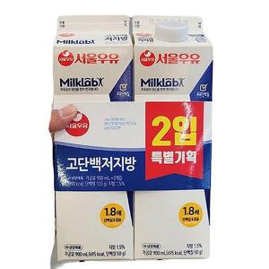 서울 고단백 저지방 우유 기획 900ML X 2입 X 2개 a80740
