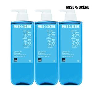 미쟝센 퍼펙트 하이드레이팅 세럼 샴푸/컨디셔너 680ml 3입