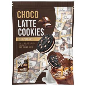 라떼쿠키 대용량 개별포장 한입쿠키 초코, 1kg, 1개