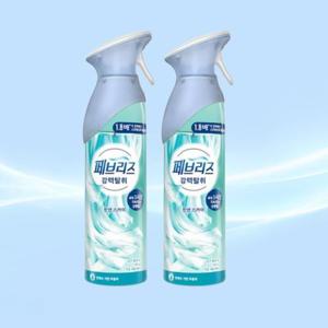 페브리즈 실내 차량 공기 탈 취제 에어 강력 탈 취 린넨 스카이 165g x 2개