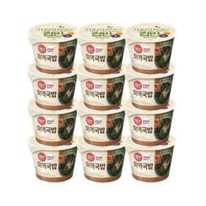 [CJ제일제당]햇반 컵반 미역국밥 167g x12개