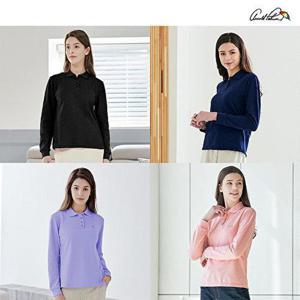 [아놀드파마](26FW 신상)  여성 긴팔 PK 카라 티셔츠 (4종)