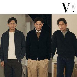 [브이컷]26FW  남성 하찌 니트 집업 3종