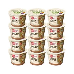 [CJ] 햇반 컵반 컵밥 황태국밥 170g x12개
