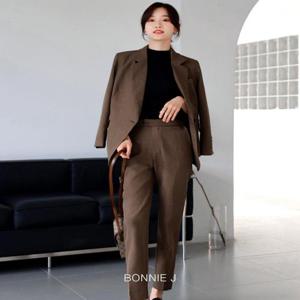 [보니제이]봄 가을 여성 정장세트 여자 셋업수트 빅사이즈 M-XL