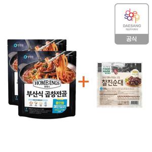 청정원 호밍스 부산식 곱창전골 760g 2개++찰진순대500g