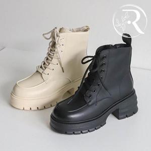 [디자이어로즈] 여자 키높이신발 옆지퍼 통굽워커 6cm