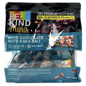 [코스트코] BE KIND 다크초콜릿 넛츠 앤 씨솔트 너트바 480g (20g x 24개) 견과류 프로틴바