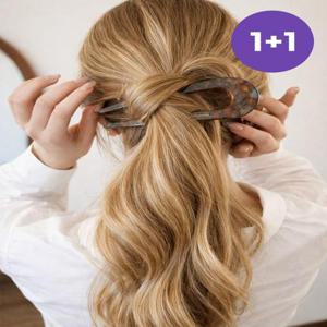 [루즈루나]루라엘 1+1 U자 비녀 아세테이트 13cm 라지 빅 올림머리 뒤꽂이 A292