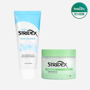 [스트라이덱스] 카밍패드 70매 + 약알칼리성 폼 클렌저 150ml