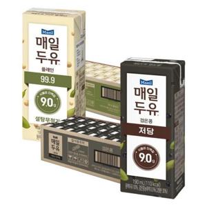 매일두유 99.9 190ml 24팩 + 검은콩 190ml 24팩