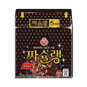 봉지라면 오뚜기 짜슐랭 145g 40개