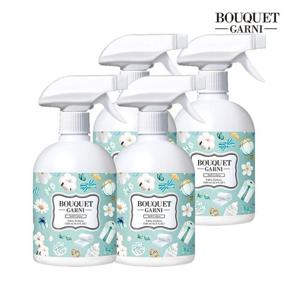 [부케가르니][부케가르니] 부케가르니 섬유탈취제 소프트코튼향 500ml x4개