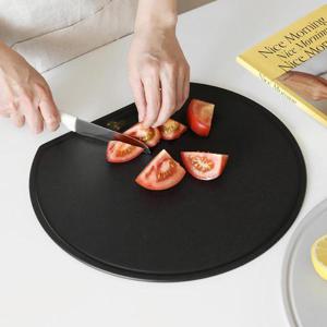 [리본제이]칼자국 이염에 강한 TPU 반달 도마 (S/30cm) / 99.9% 항균 이유식 앙면도마