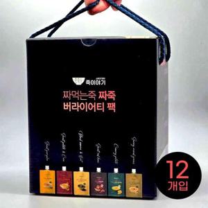 [죽이야기]짜죽 짜먹는 파우치죽 버라이어티 선물상자 6가지맛 전 라인업
