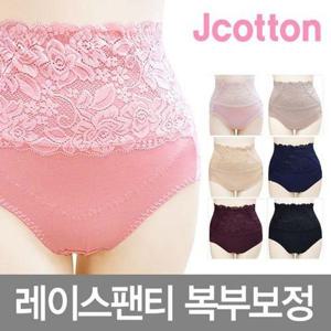 [제이투와이]복부보정 레이스팬티 7매세트 마담팬티