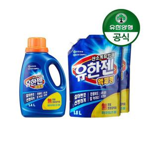 갤러리아_[유한양행]유한젠 액체형 산소계표백제 용기 1.4Lx1개+리필 1.8Lx