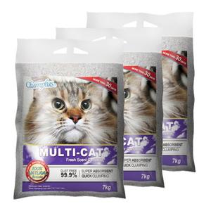 [고양이모래] 클럼플러스 멀티캣 7kg 4포