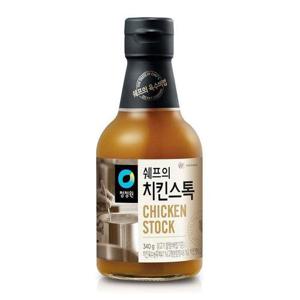 [JHM38T5S_52EN]식품 요리 청정원 쉐프의 치킨스톡 340g