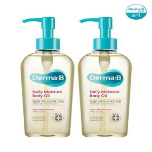 [더마비]더마비 데일리 (대용량) 바디오일 피치향 300ml 2개 (증정튜브견본 1개)