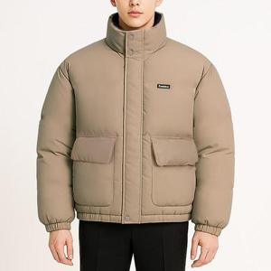 겨울 리버시블 숏 헤비 하이넥 패딩 양면 점퍼 경량 중량 잠바