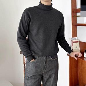 남성 기모 면목 폴라 티 남성 패션 WFOFC1M