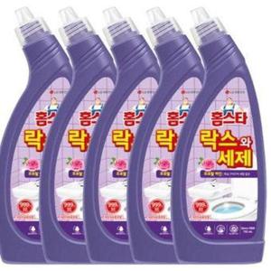 홈스타 락스와세제 후로랄파인 750ML x5개
