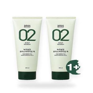 [1+1] 아모스 녹차실감 인텐시브 모이스처 팩 250ml(AD)