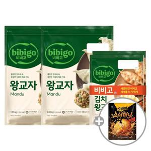 [CJ] 비비고 왕교자 1.05kg x2개+김치왕교자 420g x2개+소바바 375g x1개 (랜덤발송)