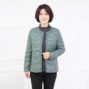 [모슬린]엄마옷 퍼즐 경량 패딩 숏 점퍼 615FGH858 마담/중년여성/빅사이즈/50대/60대