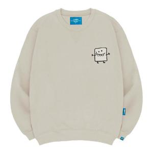 엘라모 기모M 큐티멜로우 맨투맨 남녀공용 빅사이즈 S~4XL
