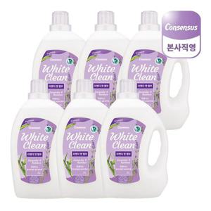 컨센서스 화이트클린 섬유유연제 라벤더&뱀부 3L x6개